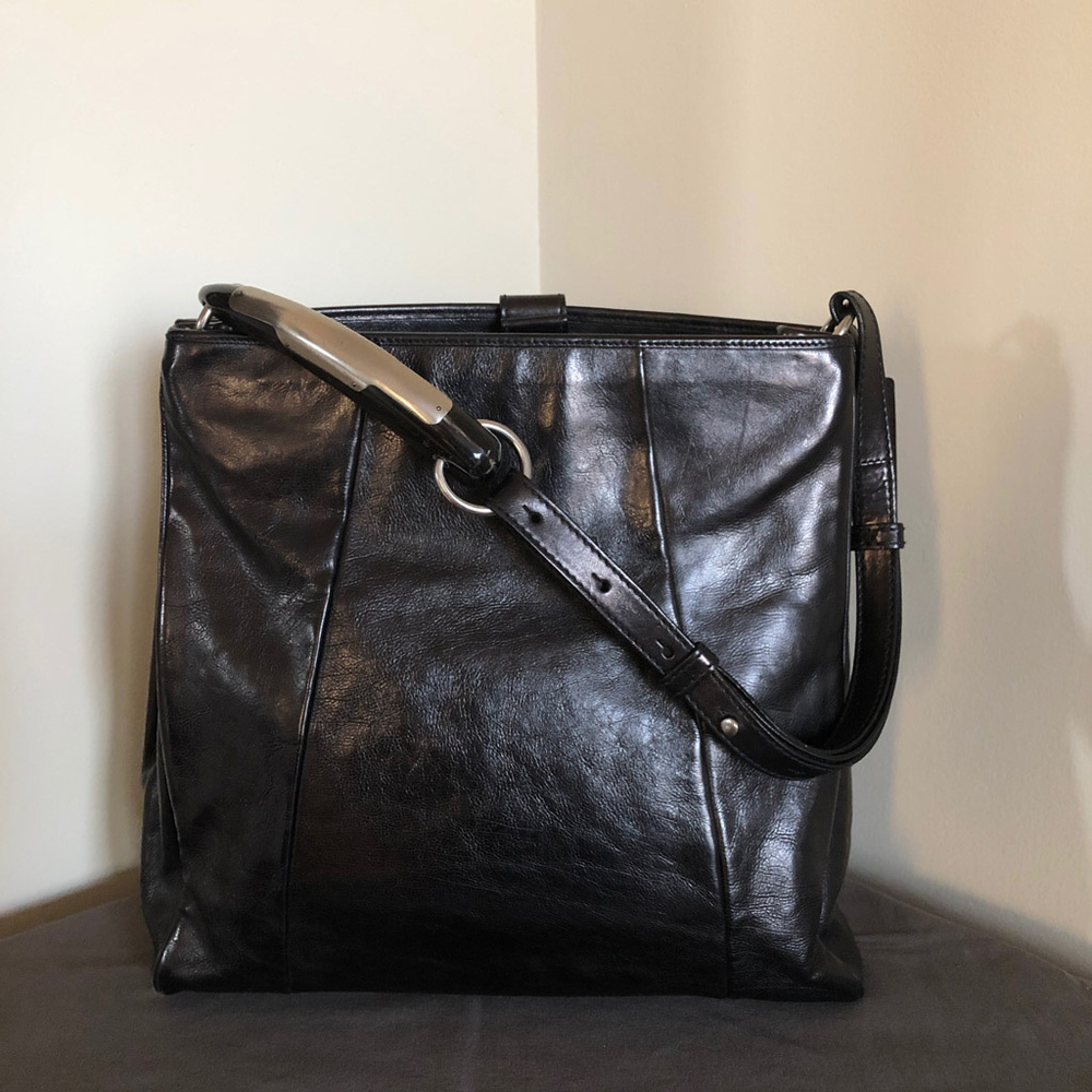 YSL Saint Laurent Tom Ford Mombasa black tote bag